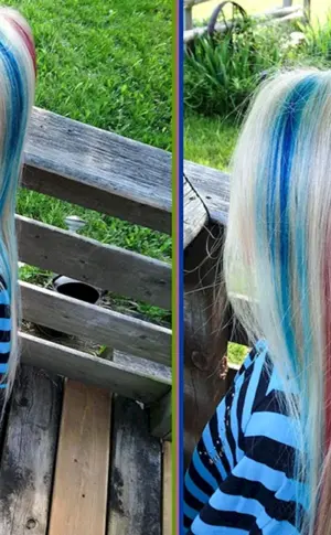 Haare färben für Kinder