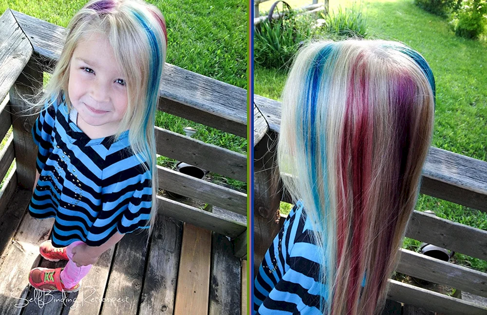 Haare färben für Kinder