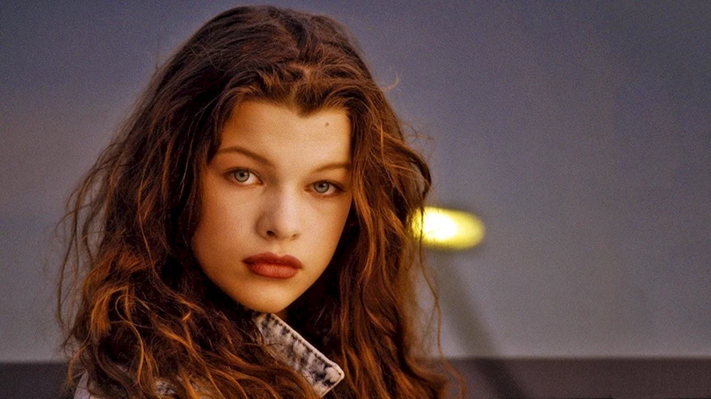 Milla Jovovich in ihrer Jugend