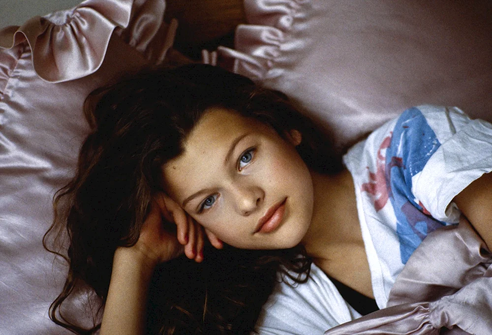 Milla Jovovich in ihrer Jugend