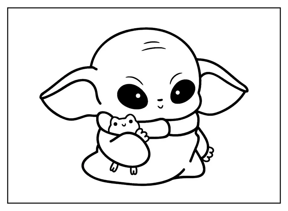 Meister Yoda Malbuch