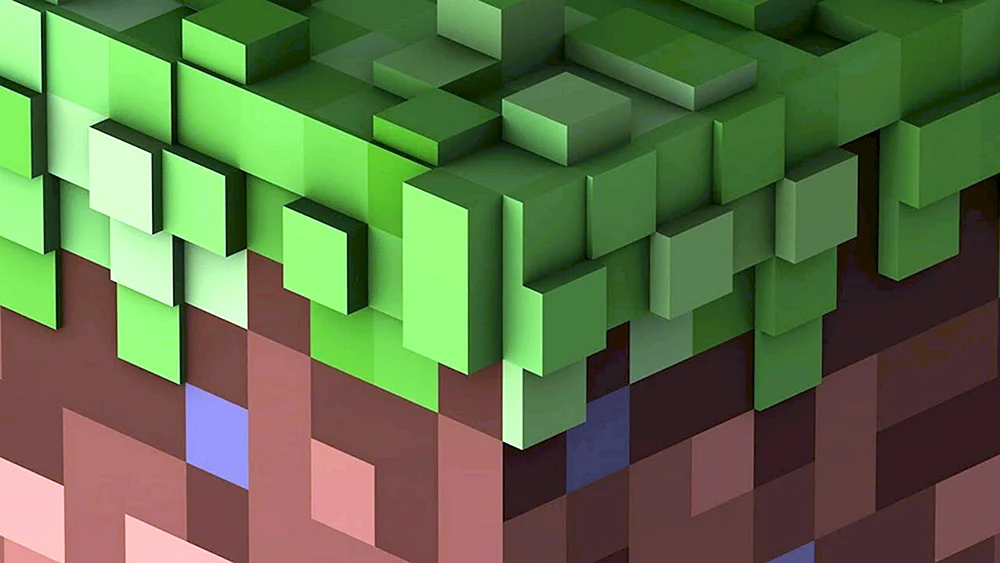 Minecraft Gras Block 2d