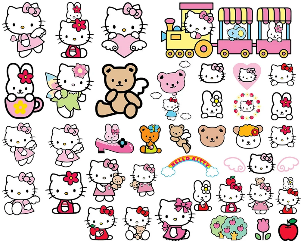 Hello Kitty Mini-Aufkleber