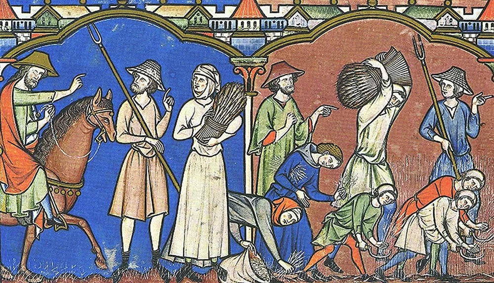 Mittelalterliche Bauern