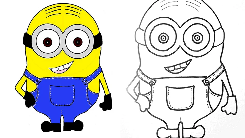 Minionsbilder zum Ausmalen