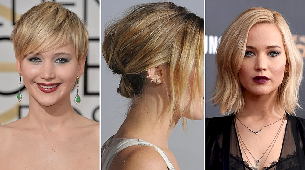 Michelle Williams Pixie ausgewachsener Haarschnitt