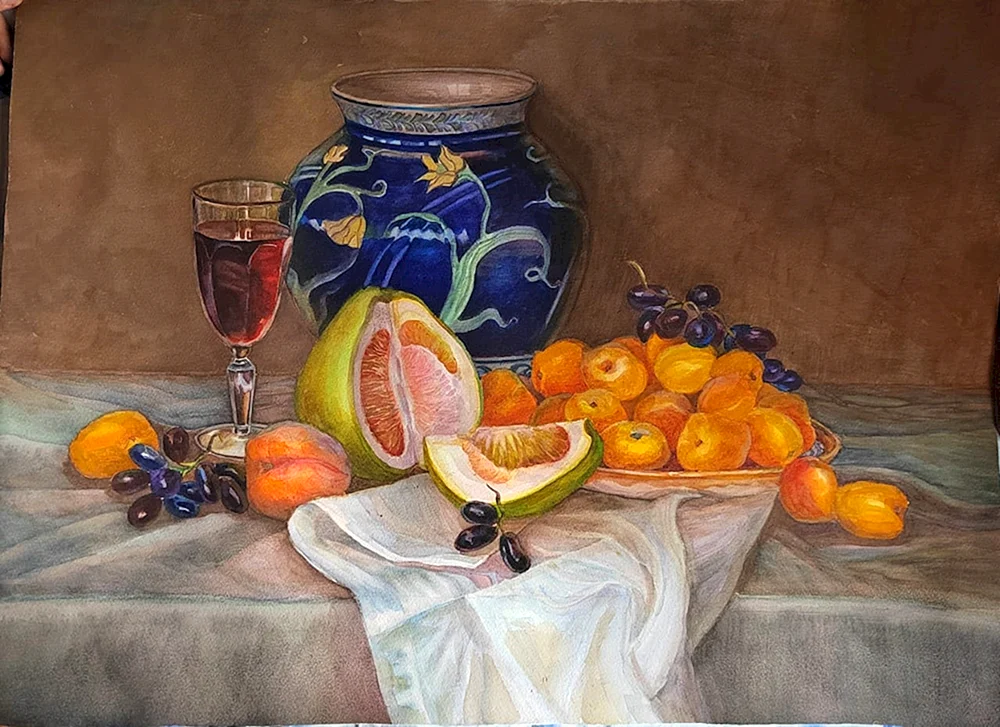 Mehrschichtige Aquarellmalerei