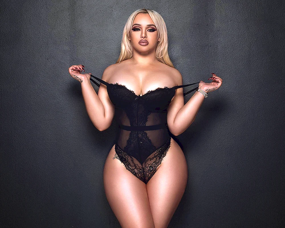 Plus-Size Model Arabella Lawrence.