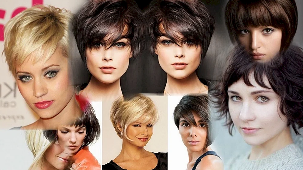 Modelhaarschnitt für Frauen