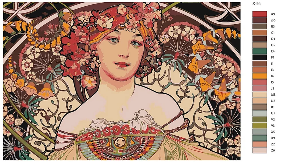 Moderne Alphonse Mucha