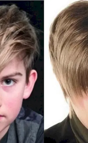 Trendiger Haarschnitt für Teenager