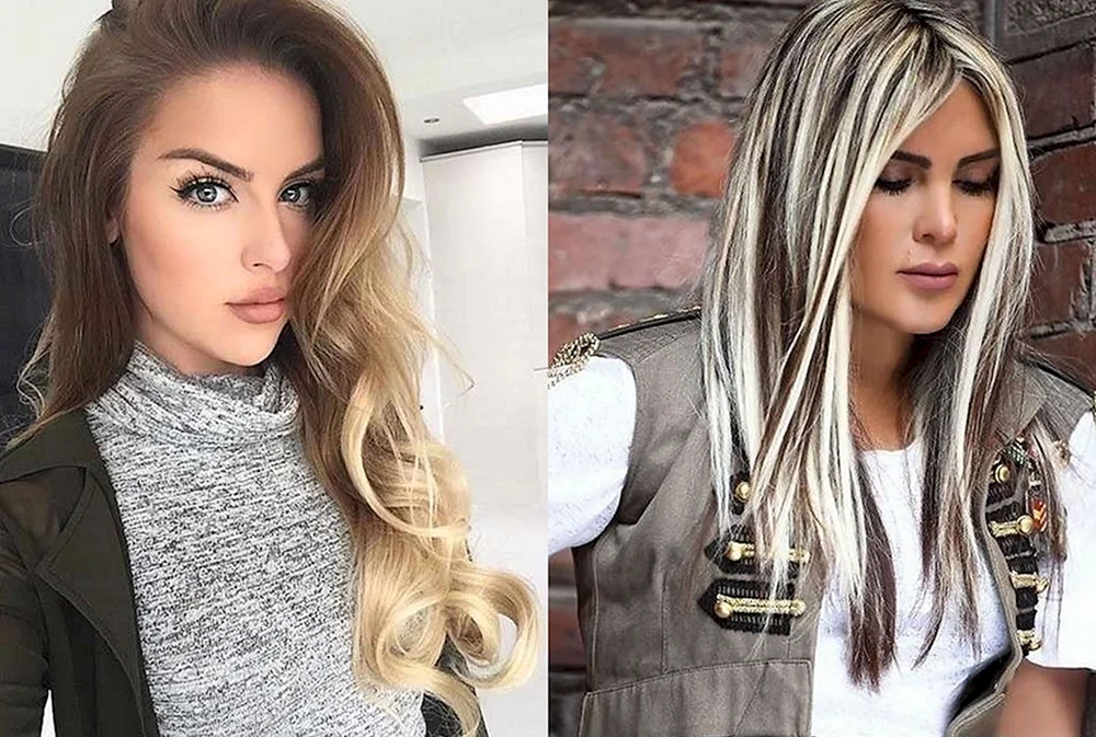 Modisches Färben der Haare