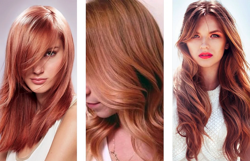 Modische Haarfarbe