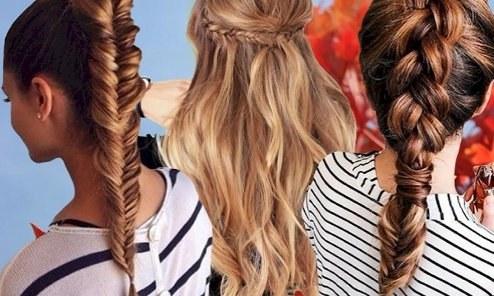 Modische Frisuren für den 1. September