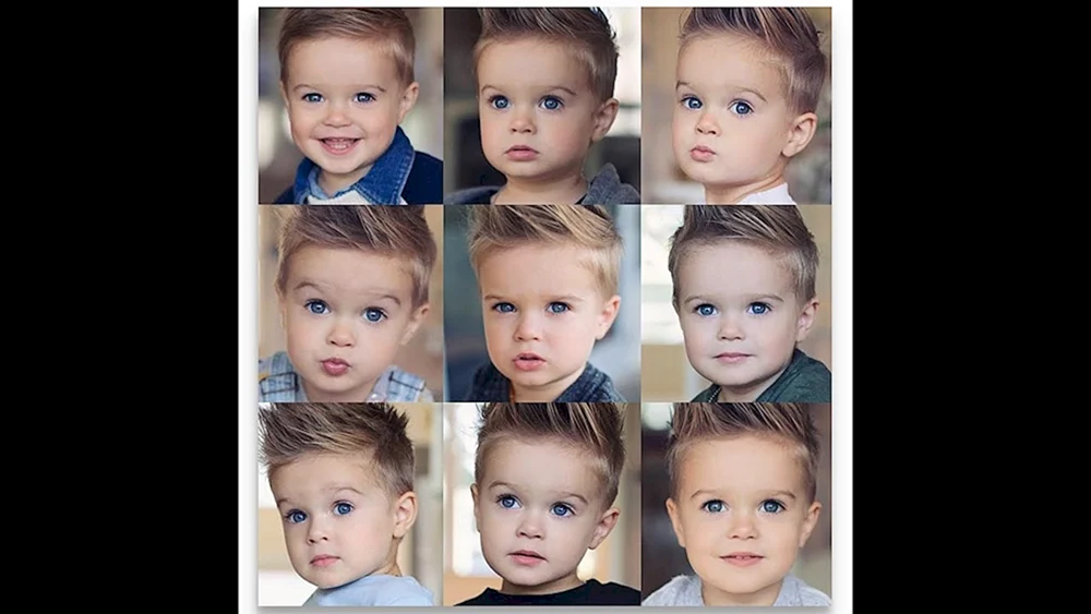 Modische Haarschnitte für Babys