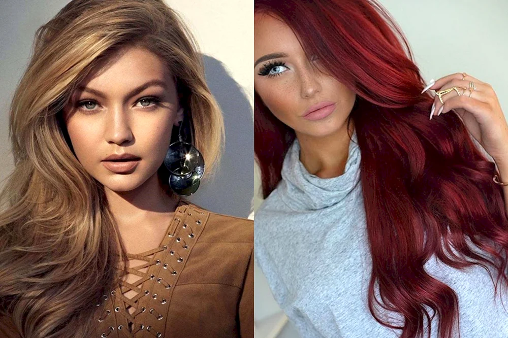 Trendige Haarfarbe