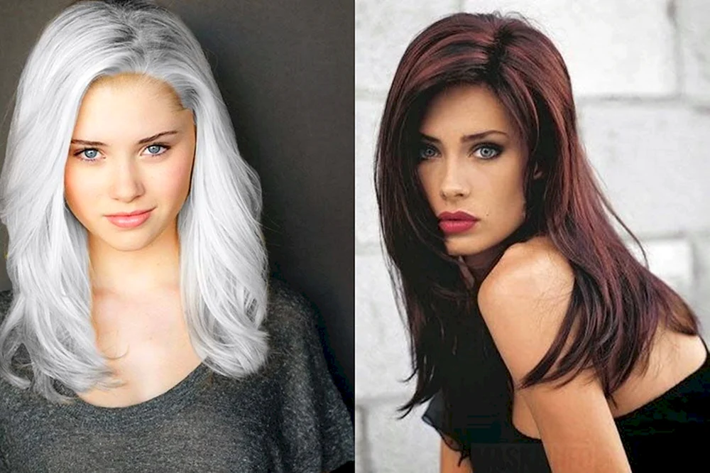 Stylische Haarfarbe für Brünette