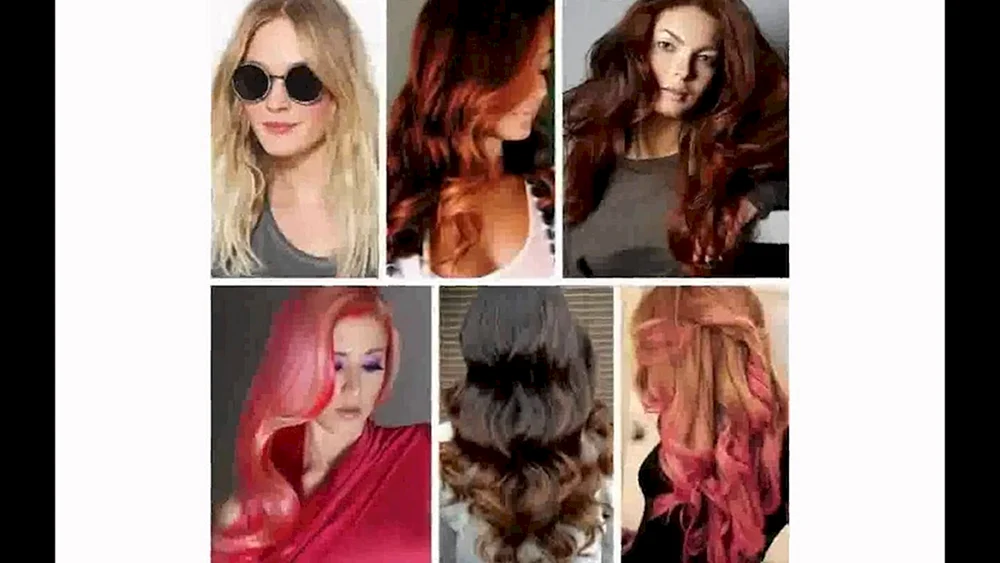 Modische Haarfarbe