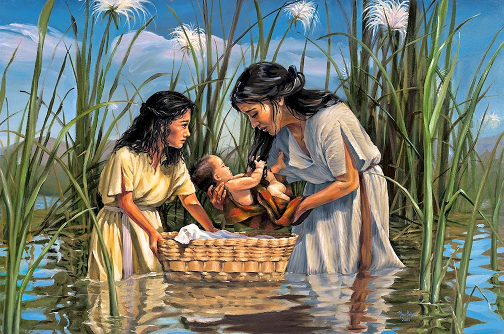Moses und die Tochter des Pharao
