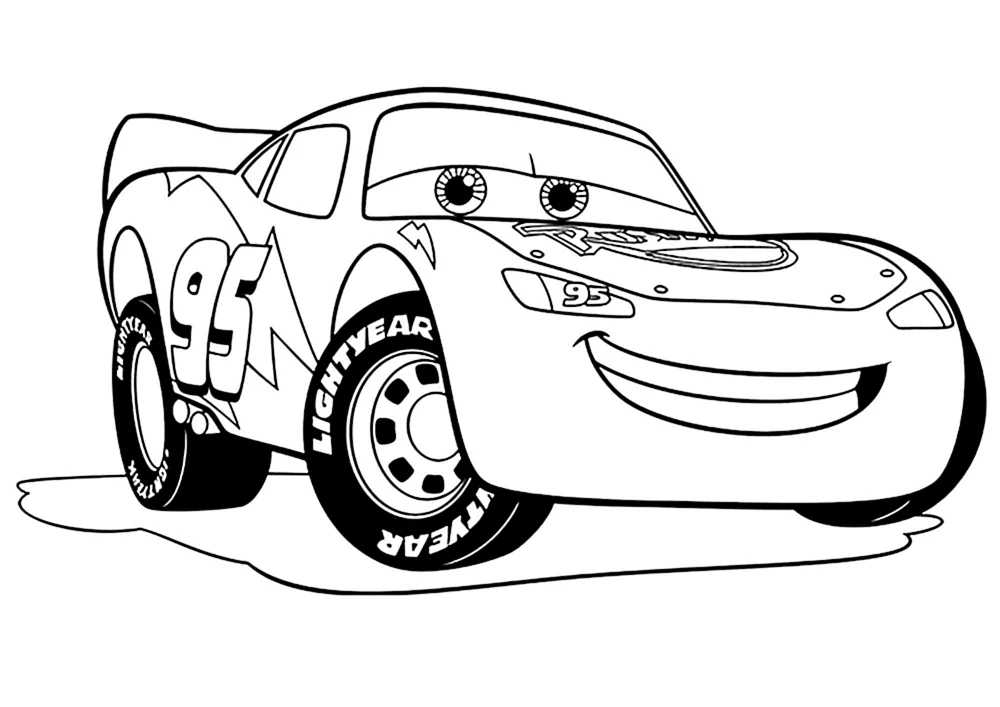 Molney McQueen Cars 3 Färbung