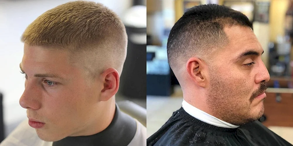 Mönch Halbschachtel Haarschnitt