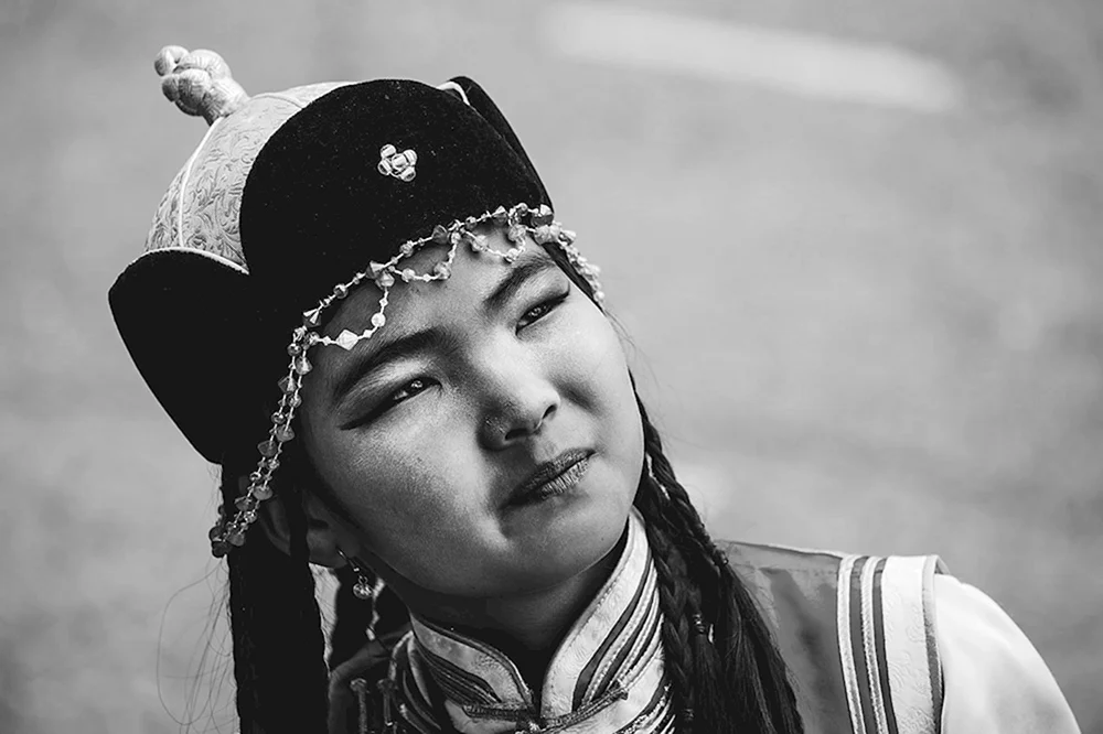 Mongolische Sängerin Tatar