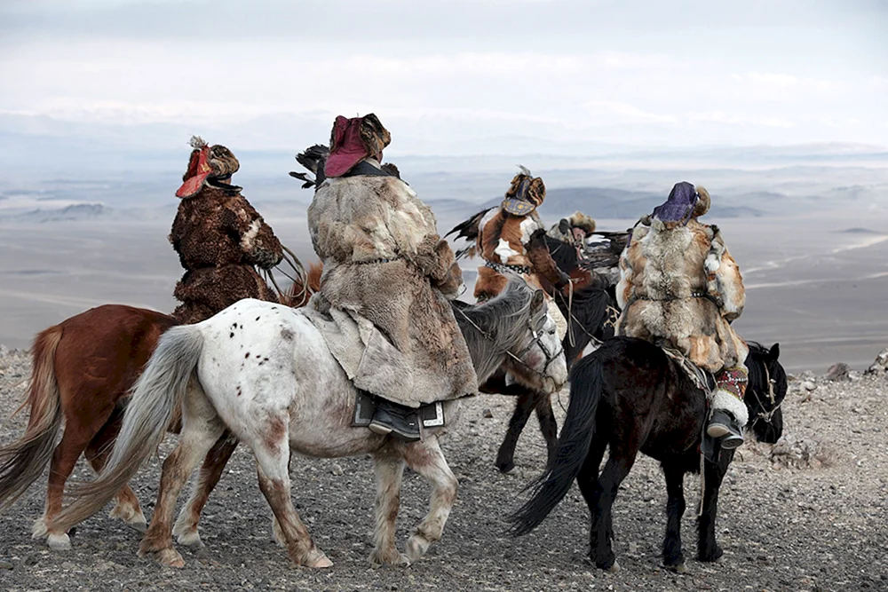 Mongolisches Nomadenvolk