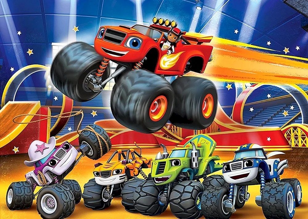 Monster Truck Flash Ausmalen