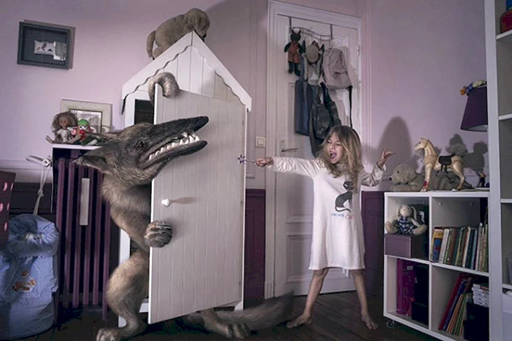 Monster, die im Haus leben