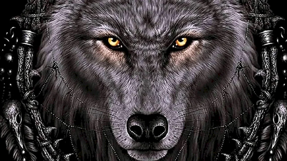 Wolf Desktop Tapete
