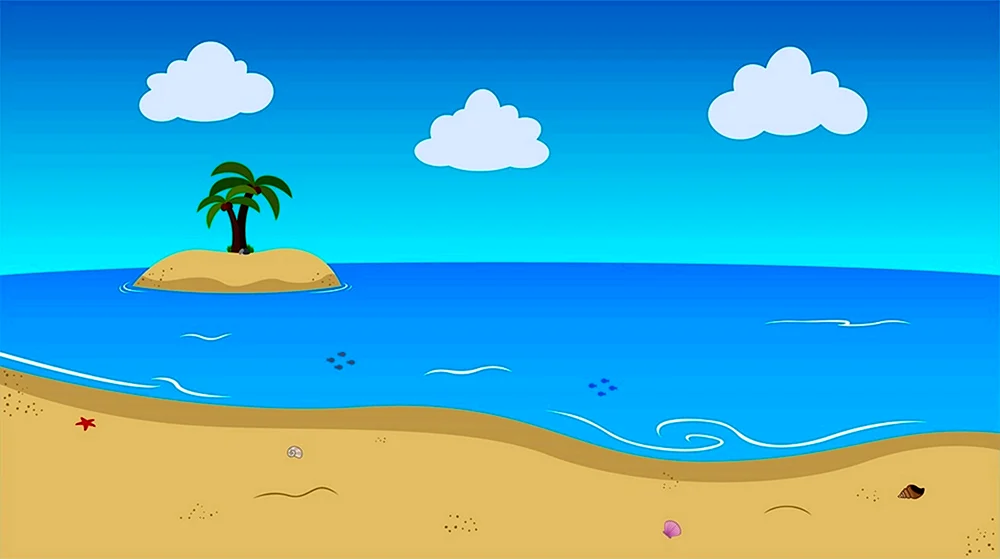 Mehr Cartoon Meer