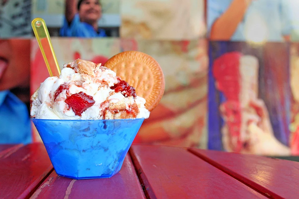 Amerikanische Eiscreme
