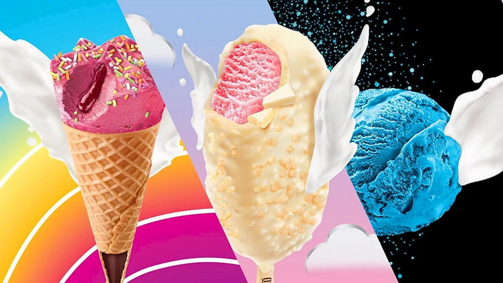 Tutti frutti. Eiscreme