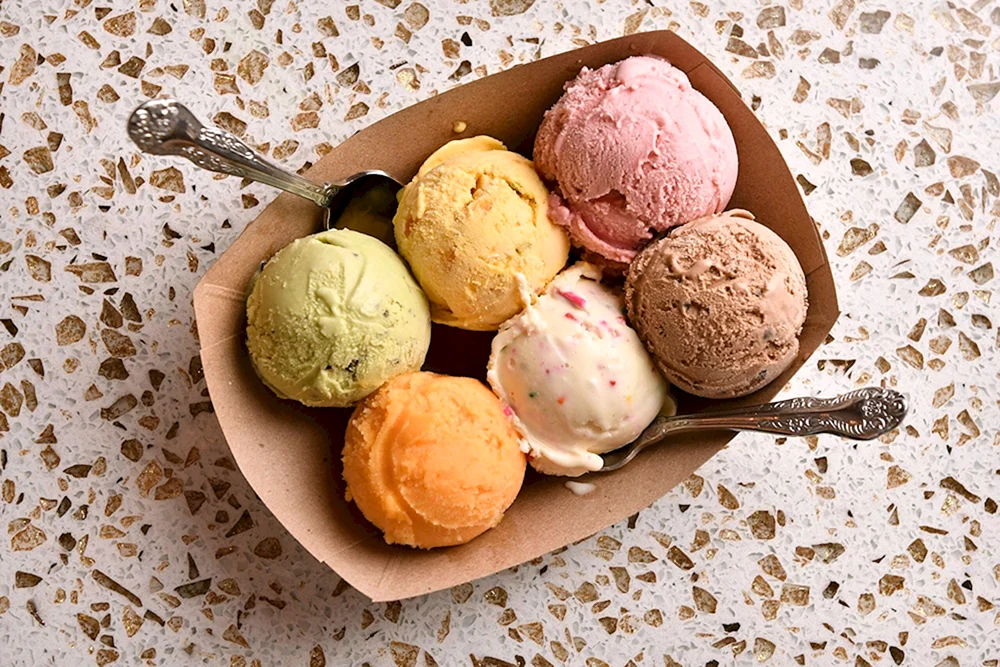 Amerikanische Eiscreme