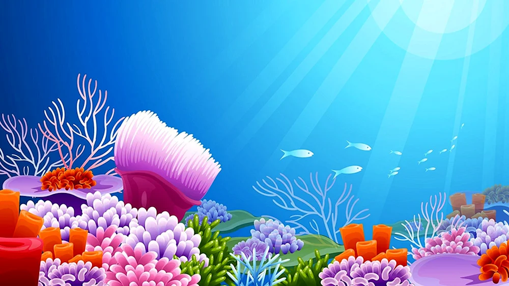 Schöner Hintergrund für Aquarium