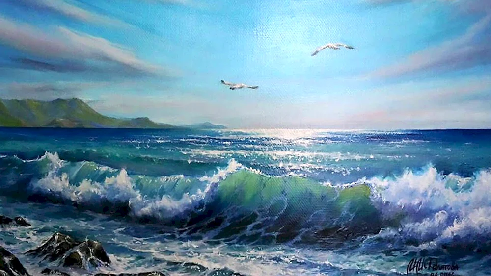 Marine Landschaft von Tatiana Bukreeva
