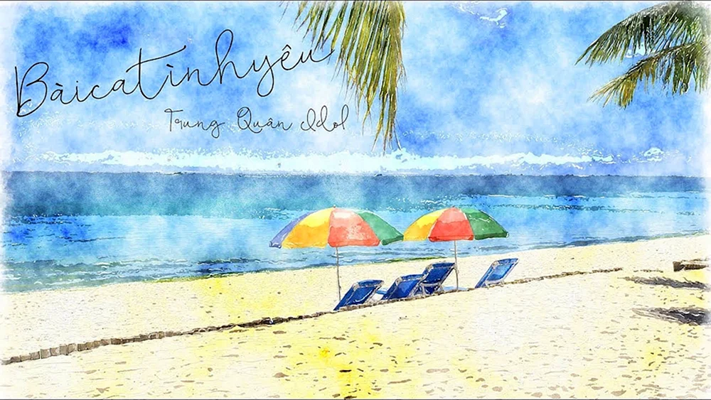Meer mit Bleistift
