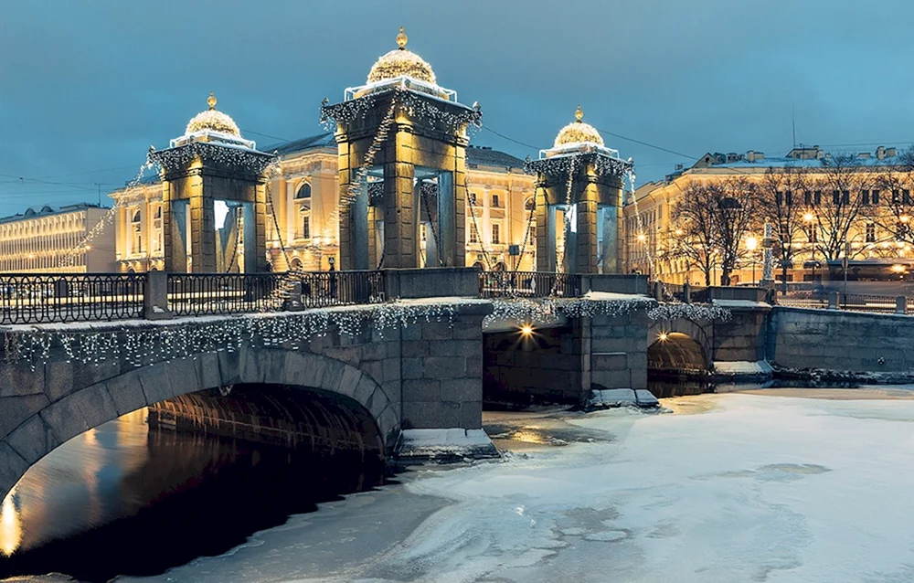 Lomonosov-Brücke in St. Petersburg