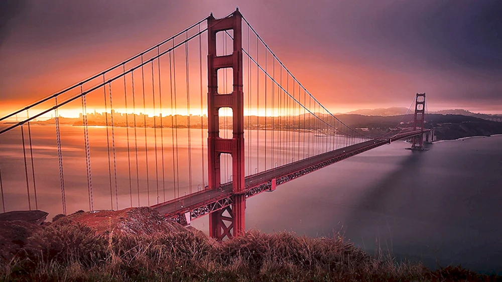 Die Golden Gate Bridge in San Francisco. Francisco