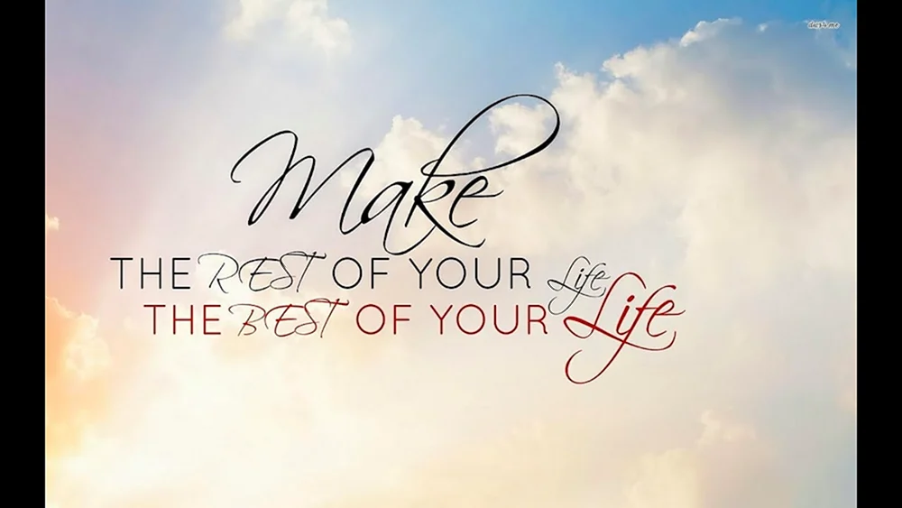 Motivationale Tapete
