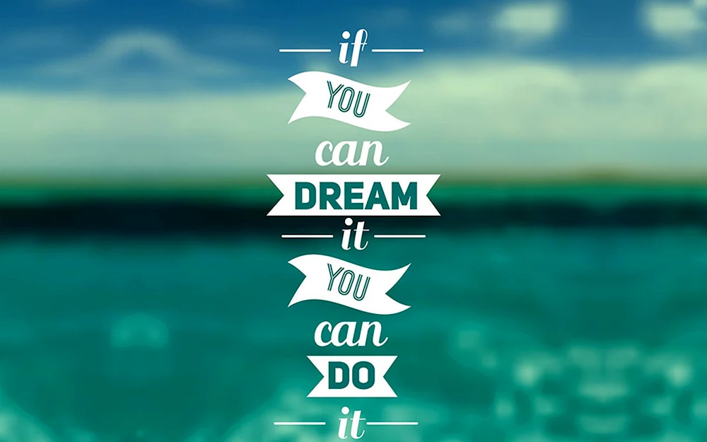 Motivationale Tapete