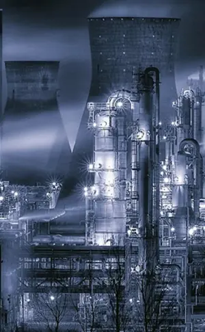 Düstere Industrielandschaft