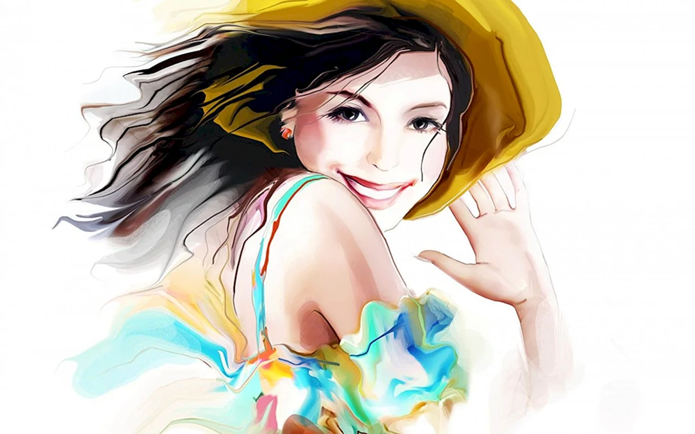 Cartoon Mädchen