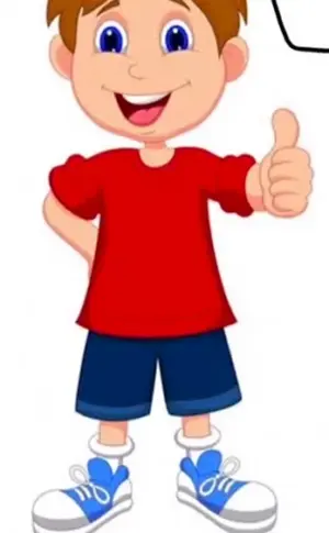 Cartoon Jungen