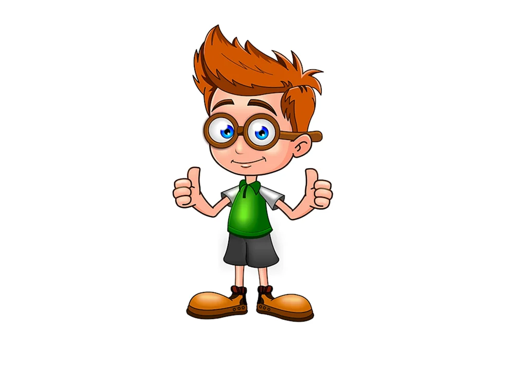 Ein Teenager-Cartoon