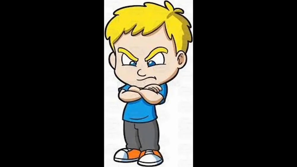 Happy boy cartoon