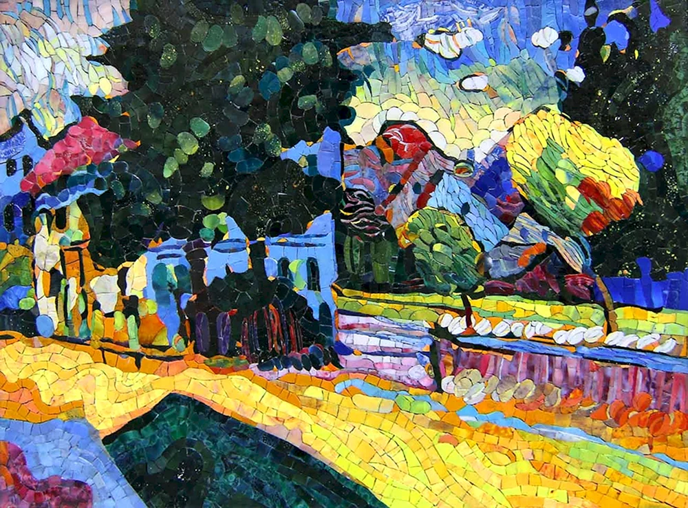 Murnau Dorfstraße Kandinsky 1908