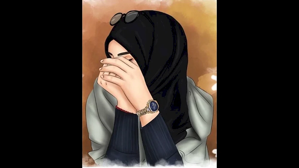 Muslimischer Anime-Niqab