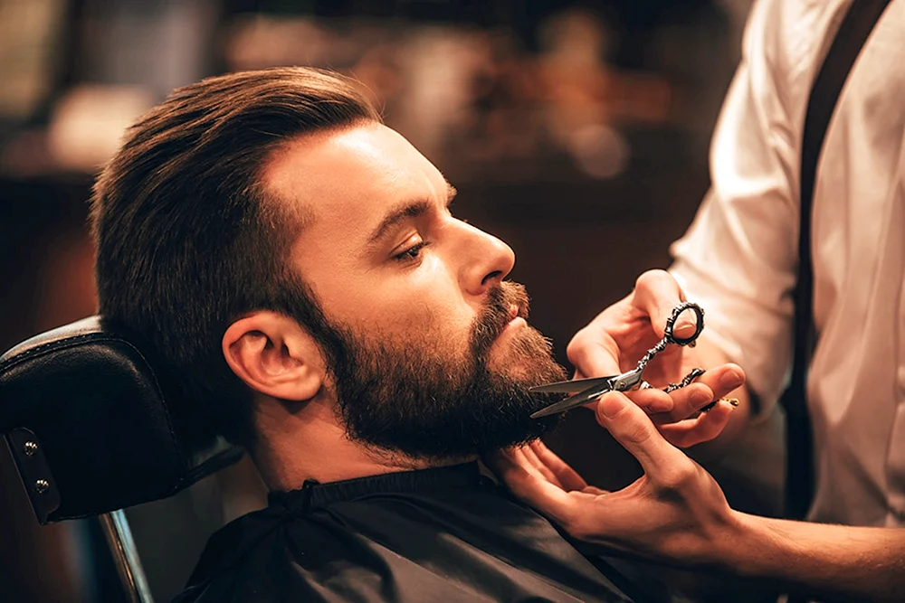 Herrenfriseur Bart und Schnurrbart Haarschnitte