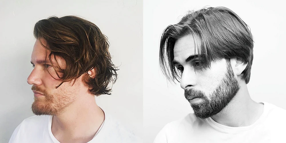 Herrenfrisuren mit langem Haar